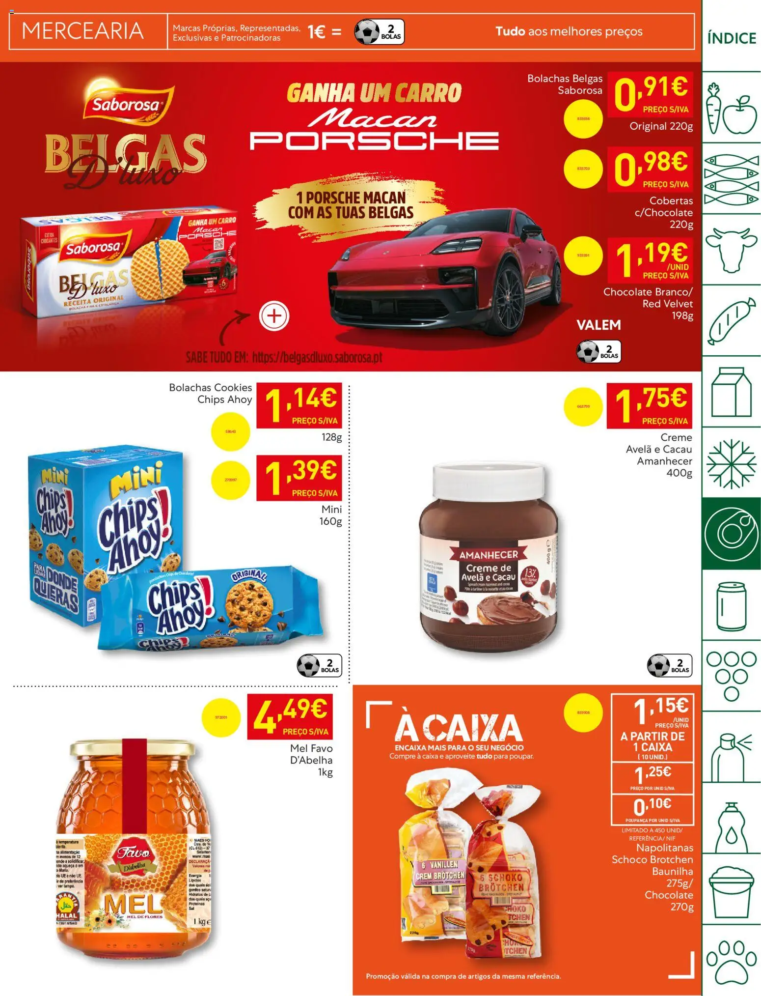 Recheio - Bons Negócios Madeira │ válido de 14.04.2026 | Página: 27 | Produtos: Bolachas, Chocolate, Mel, Creme