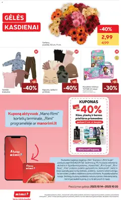 Rimi leidinys galioja nuo 14.10.2025 | Puslapis: 34 | Prekių: Drabužiai, Pirštines