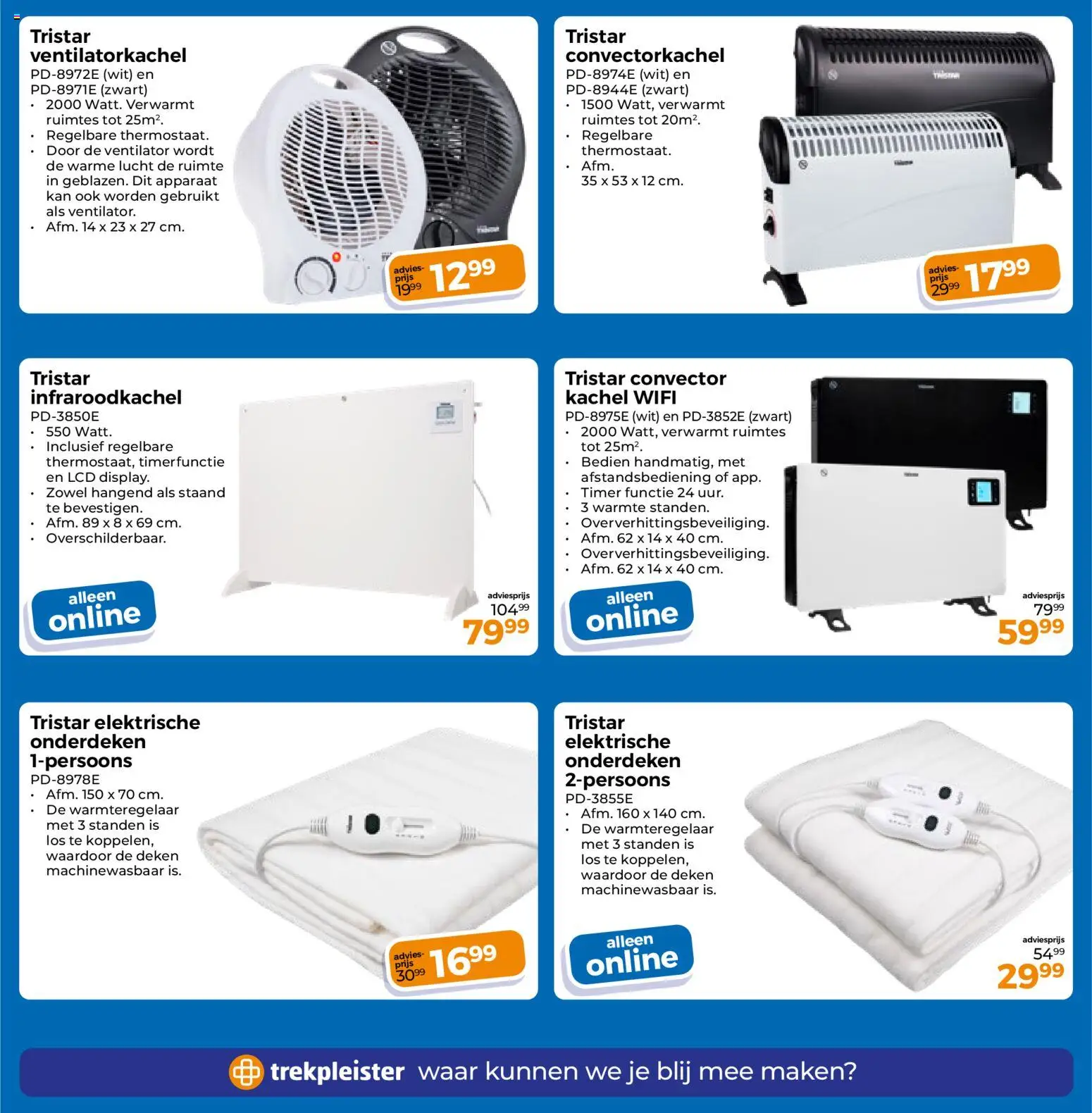 {H1} | Pagina: 50 | Producten: Kan, Kachel, Ventilator, Deken