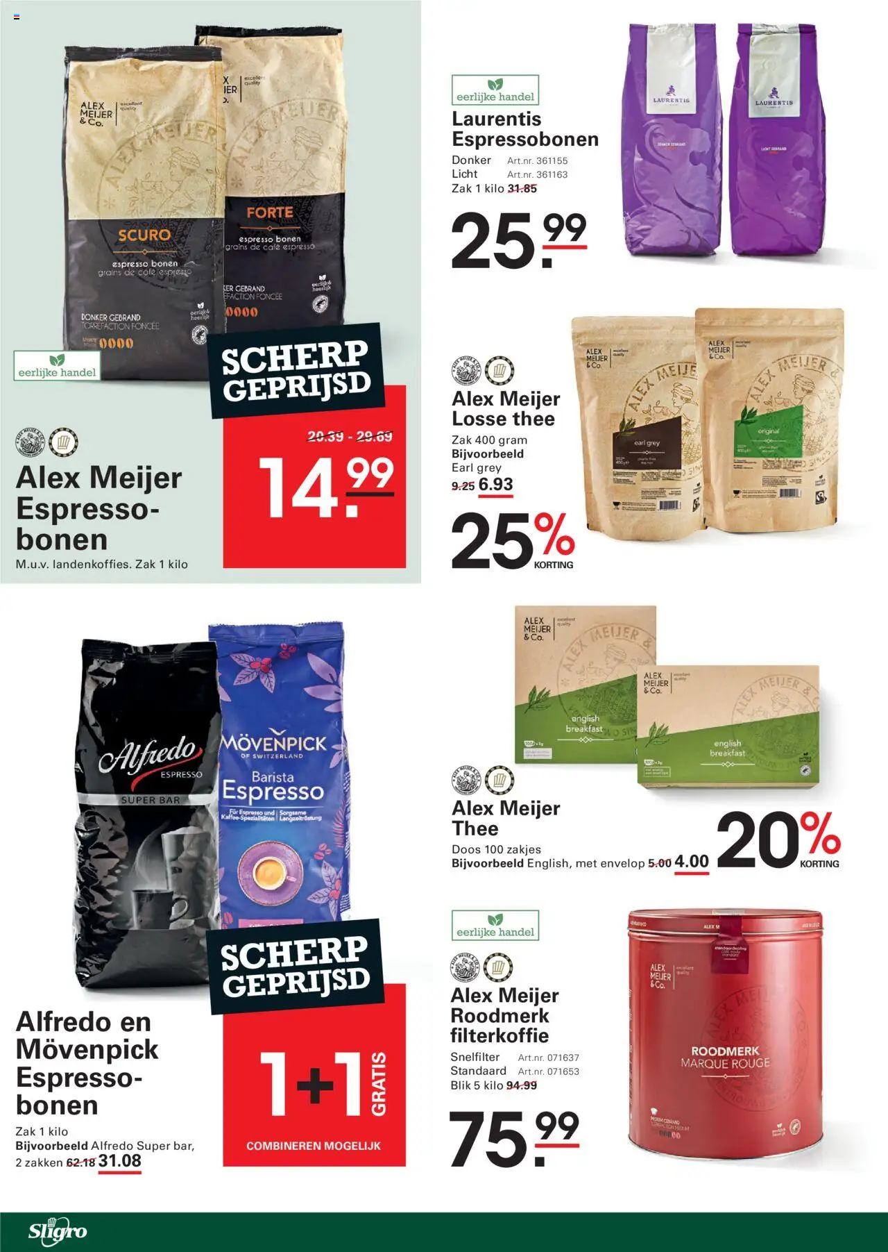 {H1} | Pagina: 24 | Producten: Thee, NOS, Zak