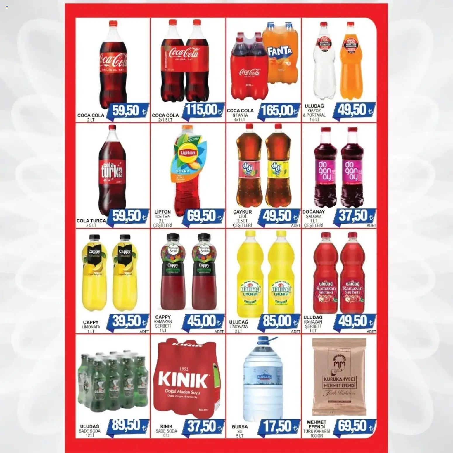 Furpa Katalog Muhteşem Fiyatlar - 13.02.2026 tarihinden itibaren geçerlidir | Sayfa: 5 | Ürünler: Şalgam, Portakal, Maden suyu, Ice tea