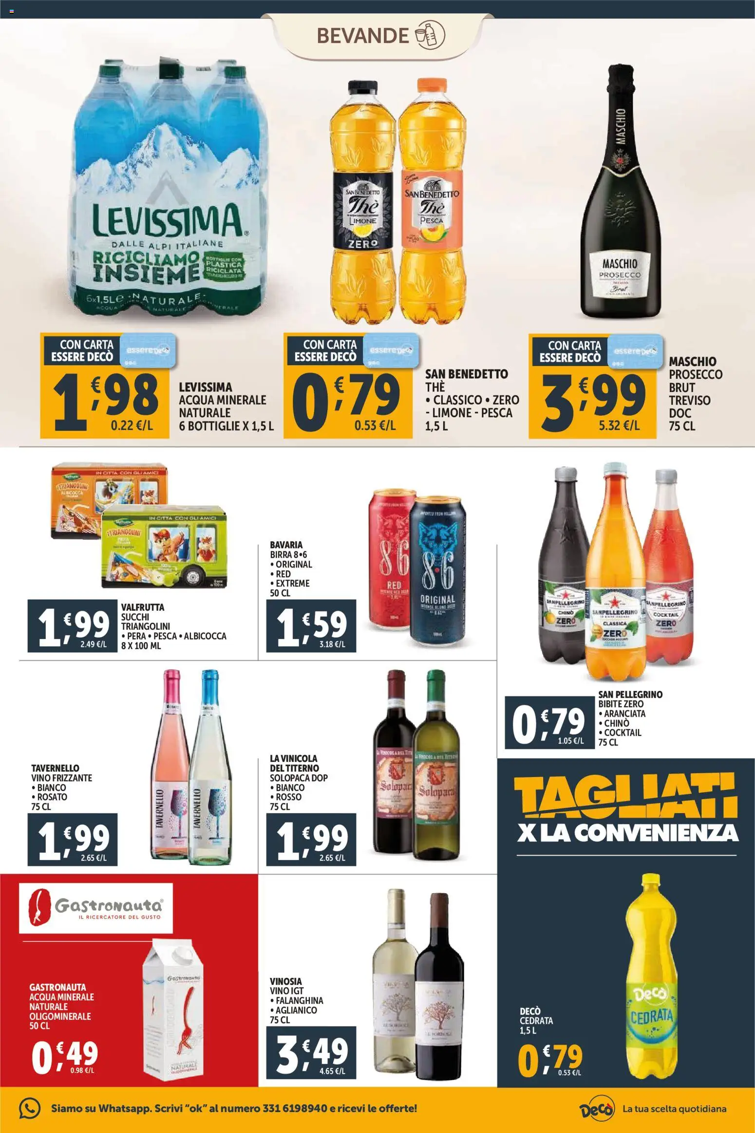 Volantino Decò del 30.01.2026 | Pagina: 11 | Prodotti: Limone, Pera, Bibite, Acqua minerale