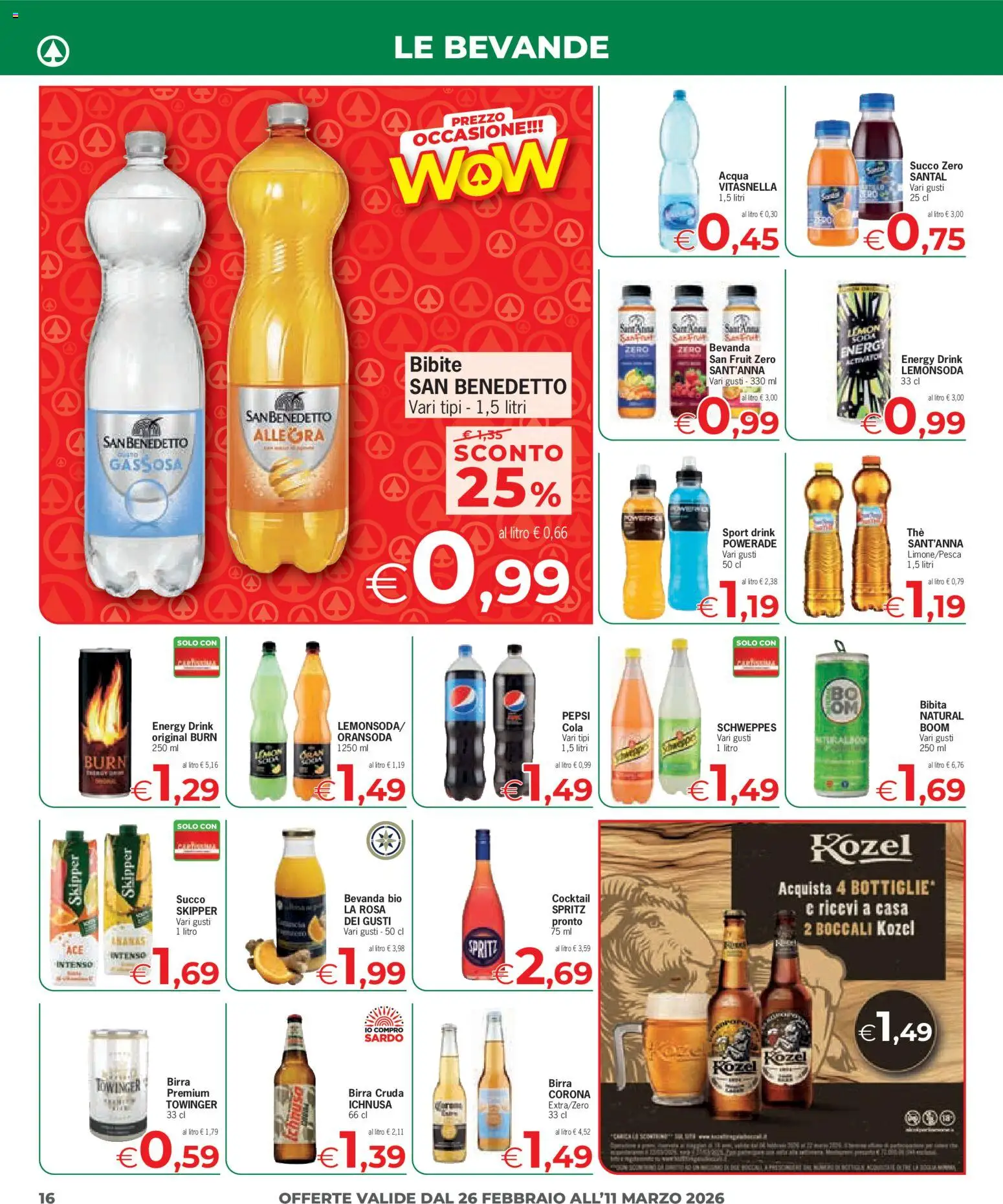 Volantino Eurospar del 26.02.2026 | Pagina: 16