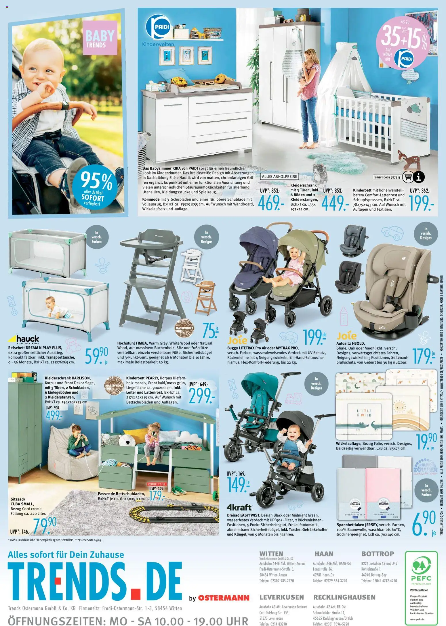 Trends Prospekt 	 – gültig ab 17.01.2026 | Seite: 5 | Produkte: Sitzsack, Kleiderschrank, Telefon, Uhr