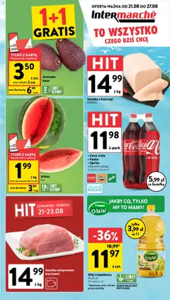 Pogląd oferty "Intermarche Gazetka" - ważna od 21.08.2025