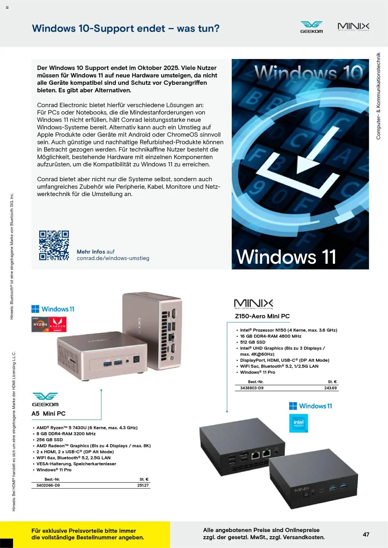 Conrad - Markenkatalog - gültig ab dem 25.08.2025 | Seite: 49 | Produkte: Apple, PC, Mini pc, Computer