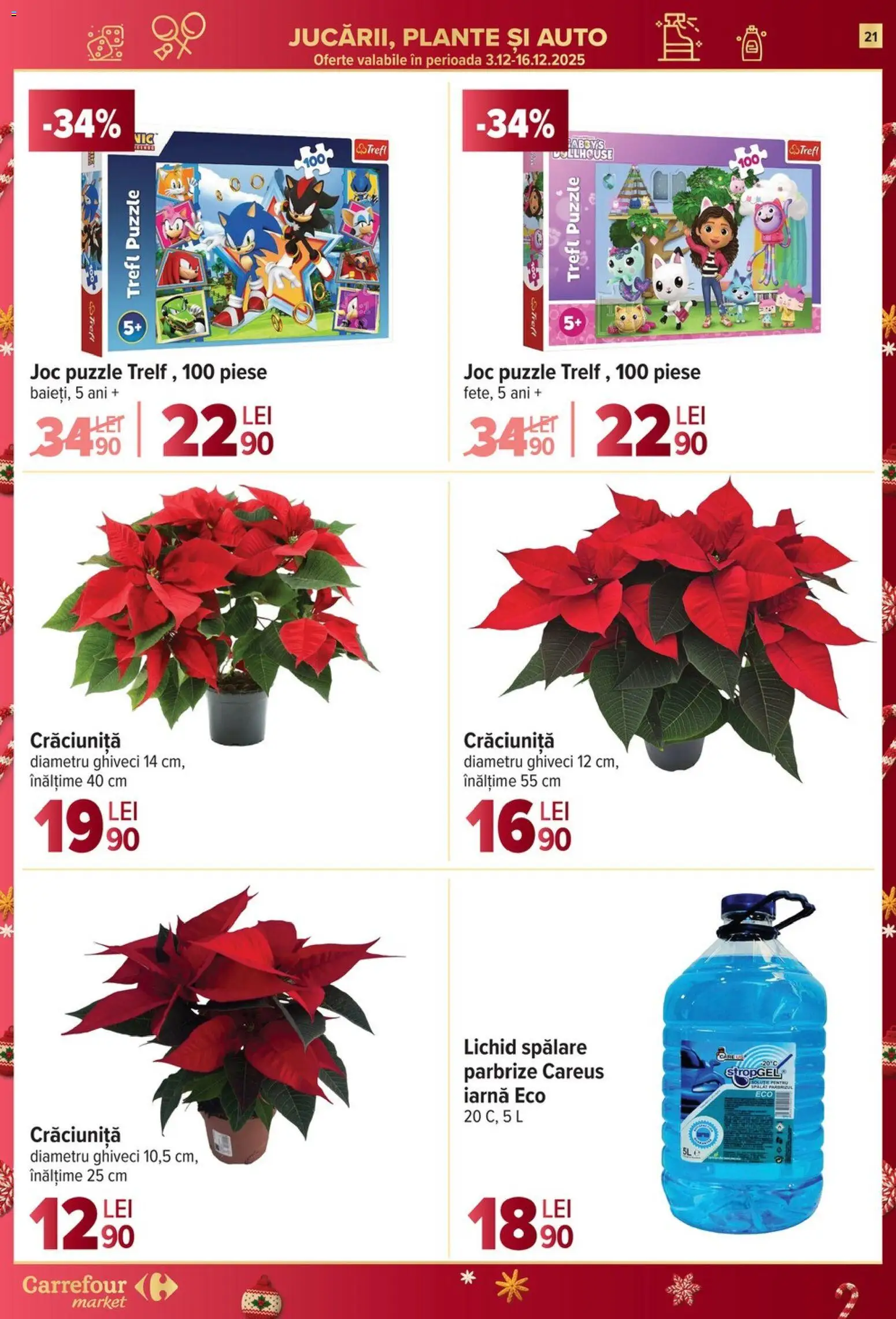 Noul catalog Carrefour – valabil de la 10.12.2025 | Pagină: 21 | Produse: Joc, Ghiveci