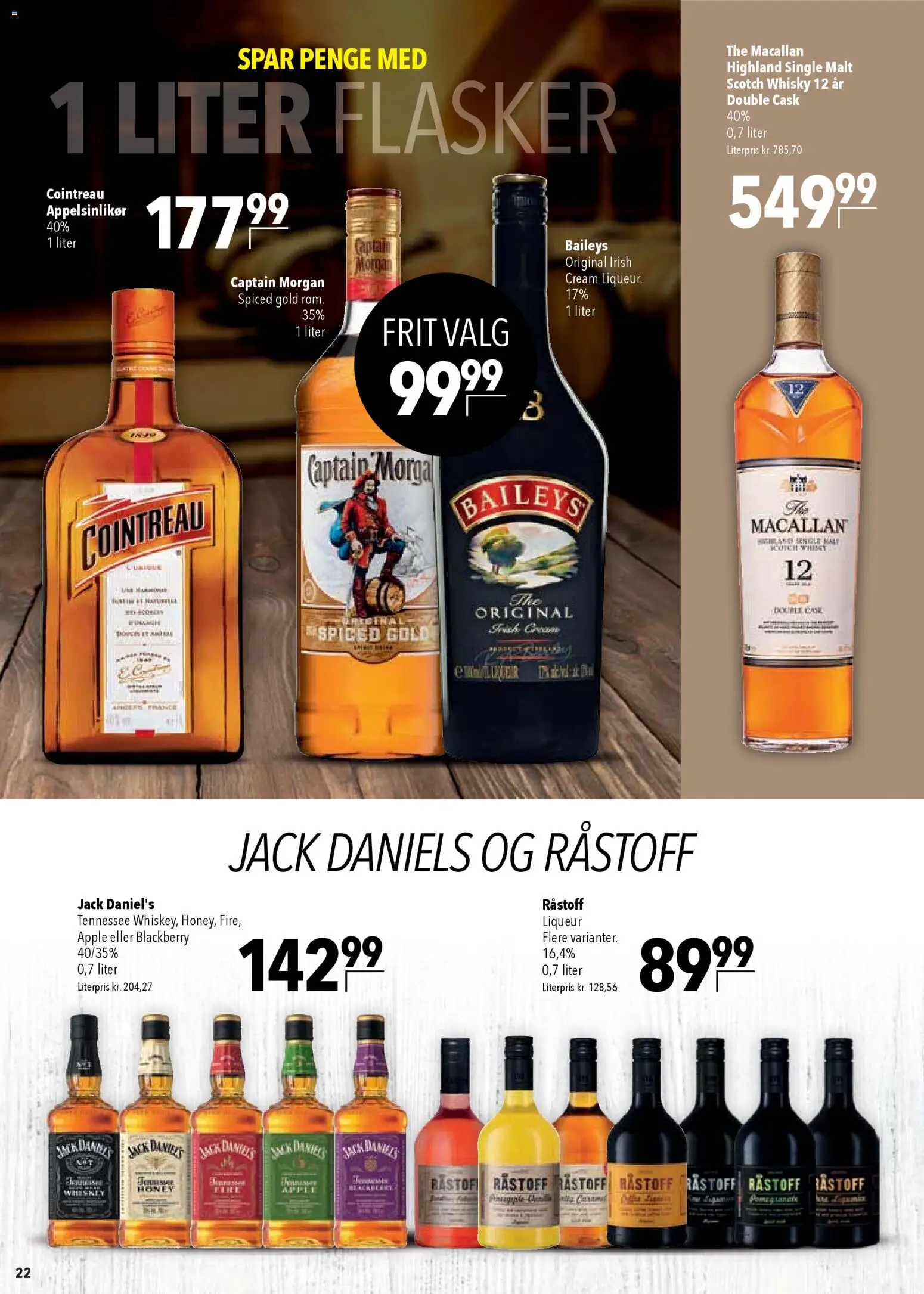 CITTI Markt Dänemark-Werbung – gültig ab 25.03.2026 | Seite: 22 | Produkte: Jack Daniel's, Apple, Captain morgan, Whiskey