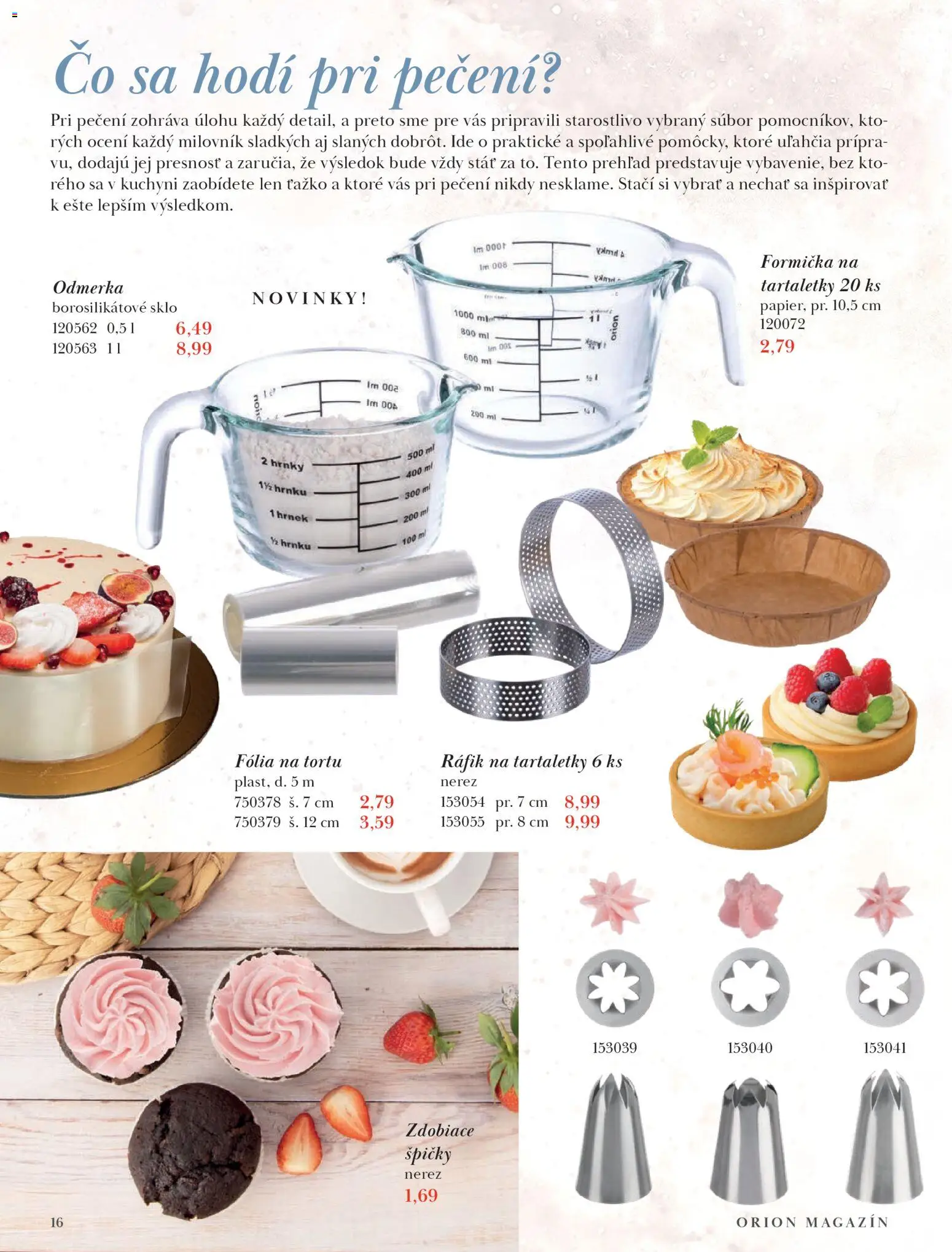 Nové Orion akcie – leták je platný od 09.03.2026 | Strana: 16