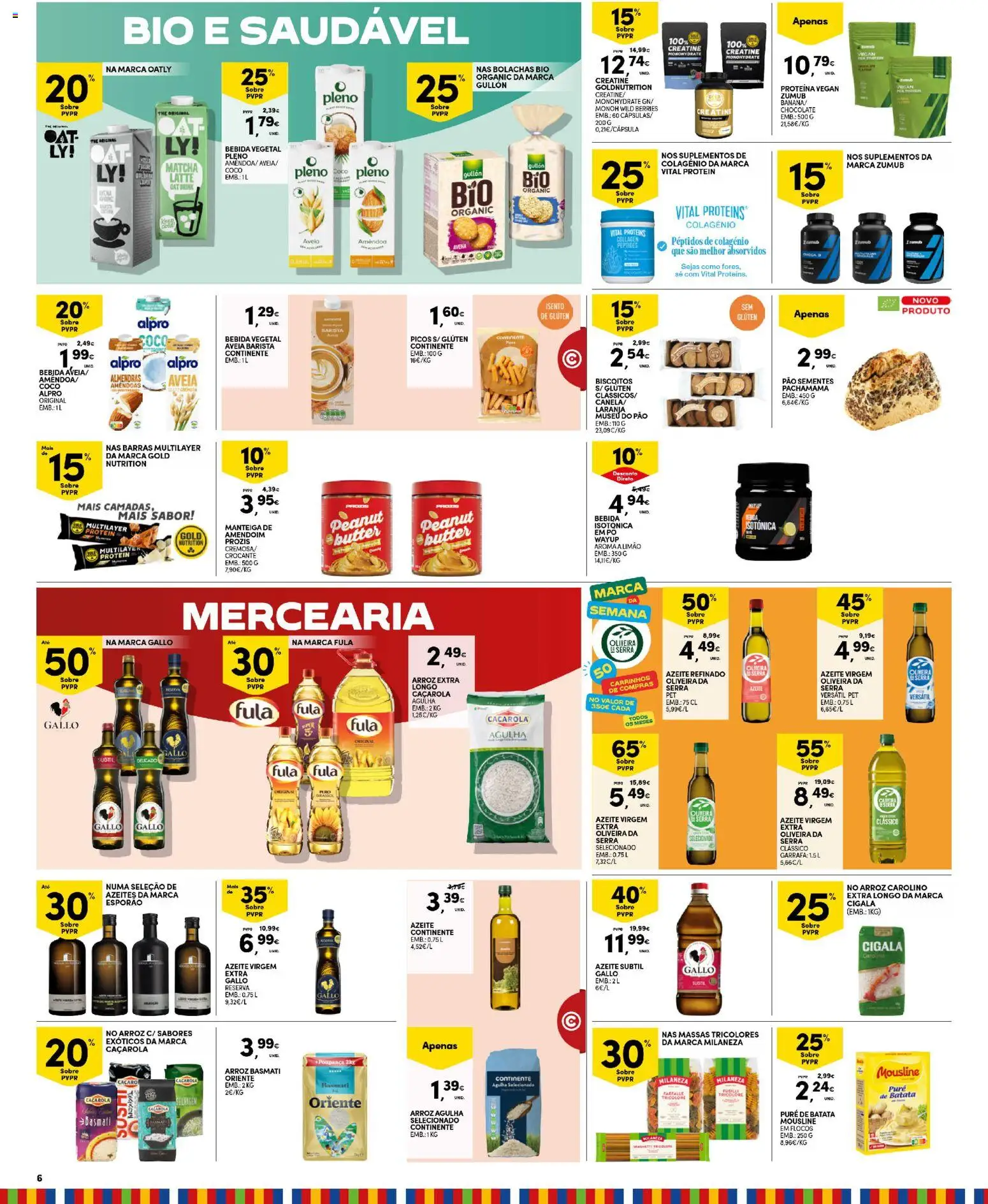 Continente Madeira │ válido de 21.04.2026 | Página: 6 | Produtos: Milaneza, Bolachas, Chocolate, Arroz