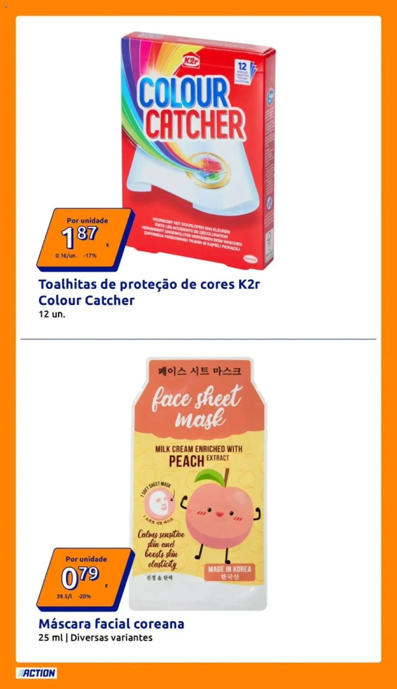 Action - Preços extremamente baixos │ válido de 25.02.2026 | Página: 8 | Produtos: Máscara facial, Sofá