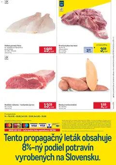 Metro leták platný od 08.04.2026 | Strana: 6 | Produkty: Bravčové plece, Batáty