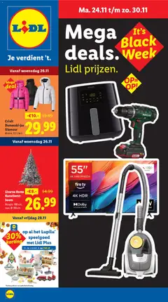 Lidl - Black Friday - Voorbeeld van een folder van Lidl, geldig van 24.11.2025
