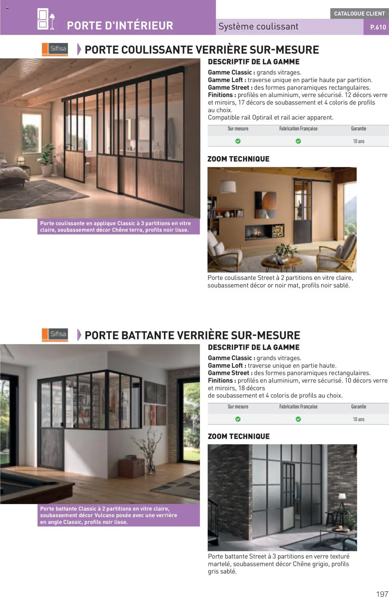  | Page: 197 | Produits: Verrière, Porte