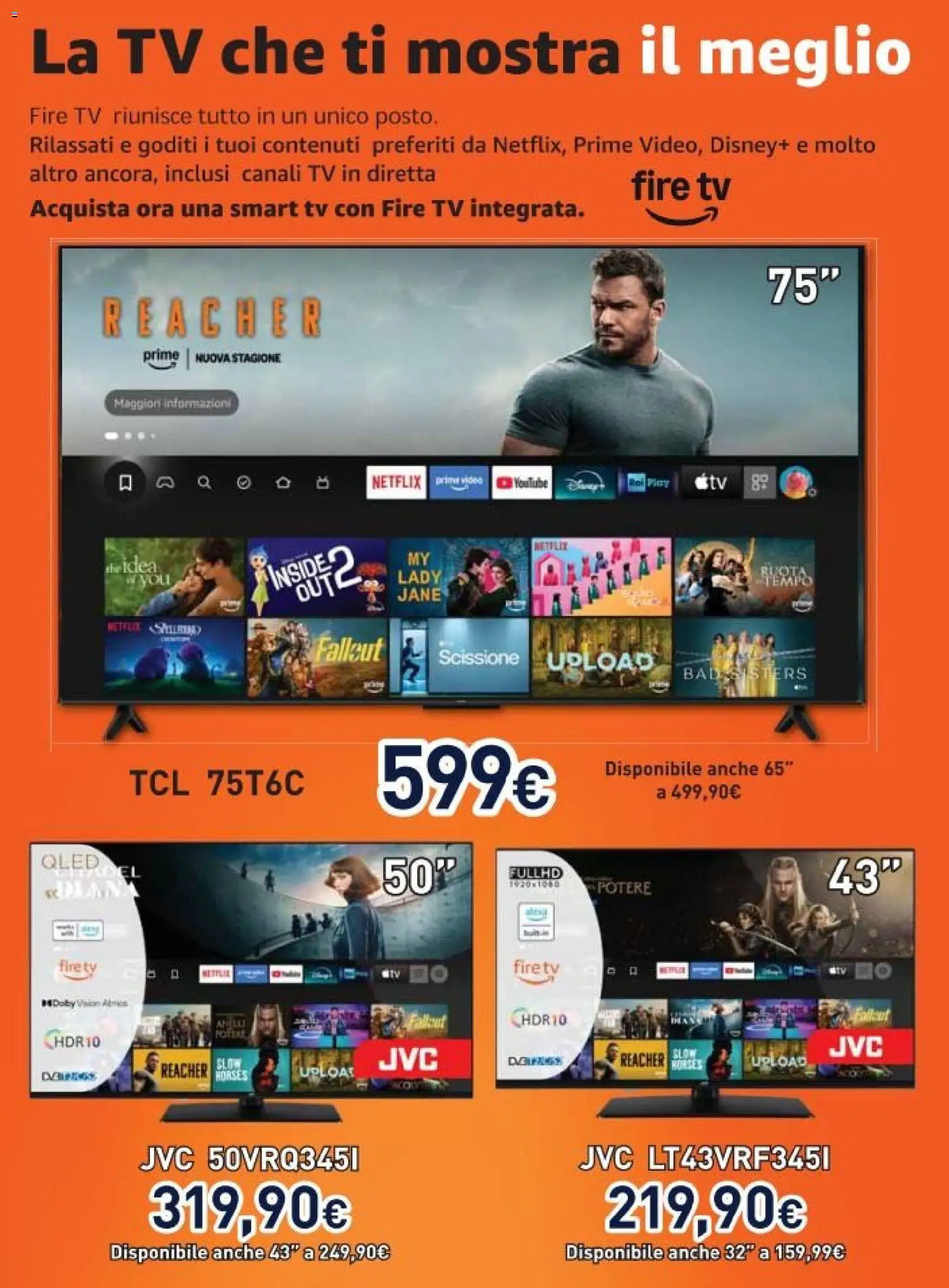 Volantino Unieuro del 27.10.2025 | Pagina: 10 | Prodotti: smart TV, The, TV