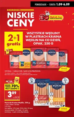 SZYNKA GOTOWANA, Wędlina w plastrach Na co dzień od 01.09.2025 | Strona: 5