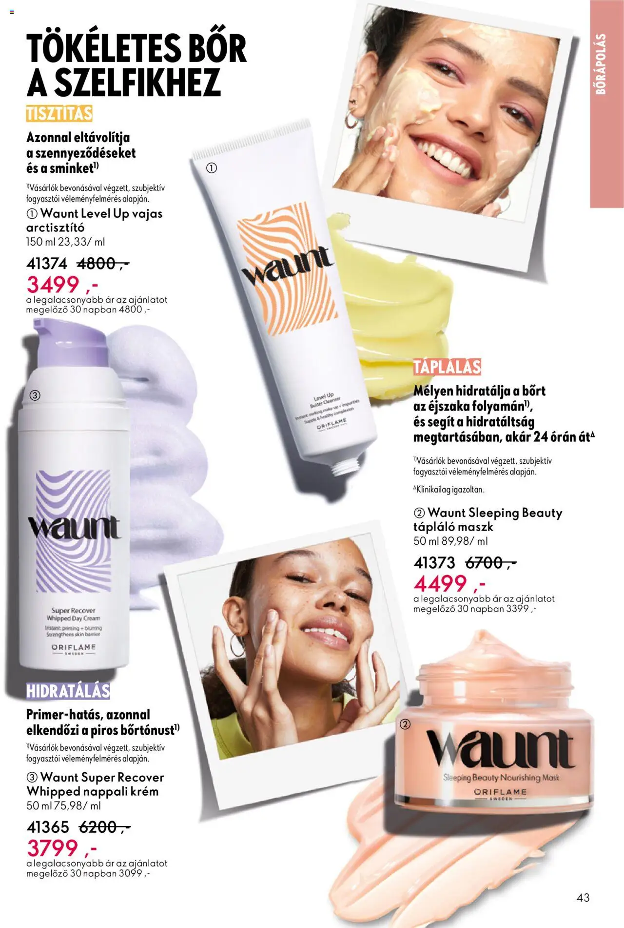 Oriflame akciós ujság - amely érvényes a következő dátumtól: 07.09.2025 | Oldal: 43 | Termékek: Maszk, Bor