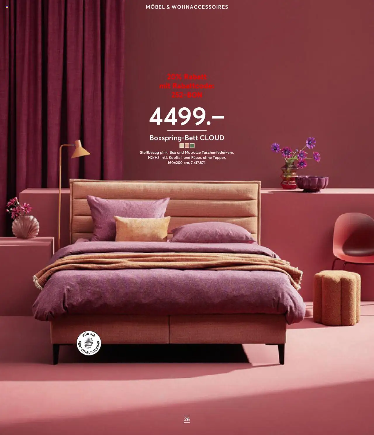 Livique Prospekt – gültig ab 24.09.2025 | Seite: 26 | Produkte: Matratze, Box, Boxspringbett