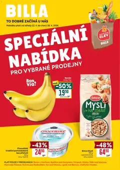Náhled letáku Billa leták - Speciální nabídka od 22.04.2026