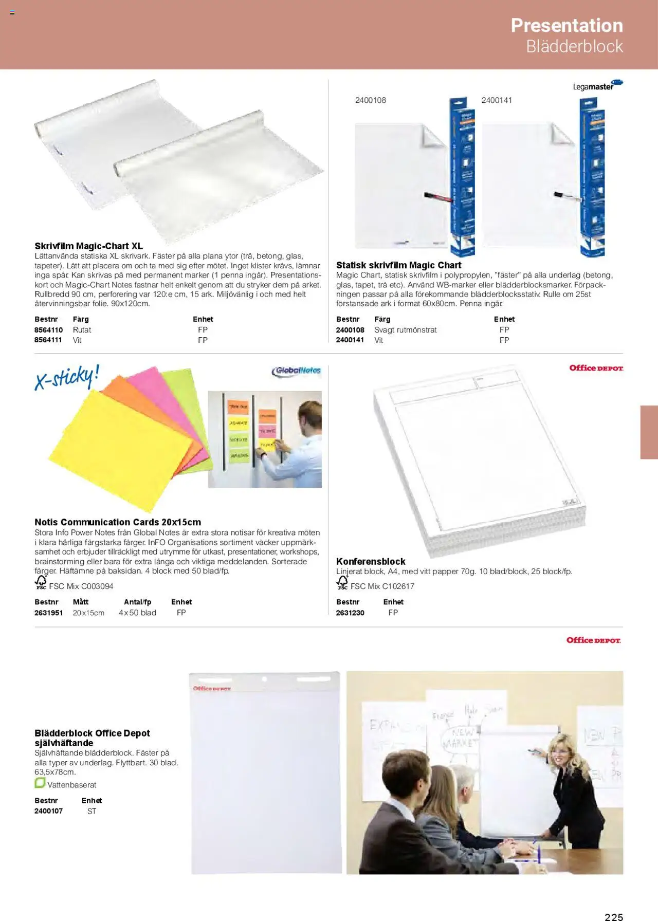 Office Depot reklamblad aktuell från 01.02.2025 | Sida: 227 | Produkter: Penna, Papper