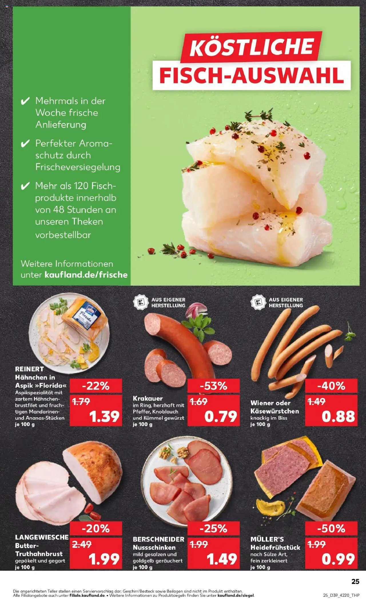 Kaufland prospekt Köln	 – gültig ab 28.09.2025 | Seite: 25 | Produkte: Butter, Mandarinen, Fisch, Knoblauch