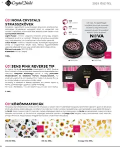 Crystal Nails Ősz-tél katalógus 2025 - amely érvényes a következő dátumtól: 07.09.2025 | Oldal: 24 | Termékek: Bor