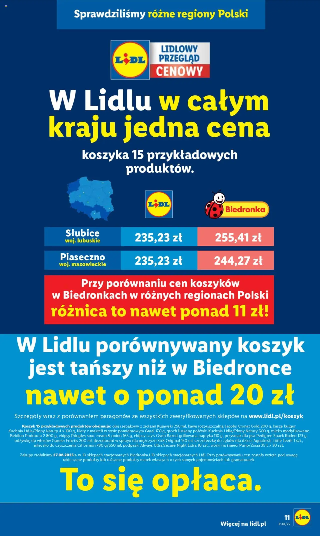 Lidl Gazetka od 29.09.2025 | Strona: 11 | Produkty: Groch, Chipsy, Chipsy pringles, Kasza bulgur