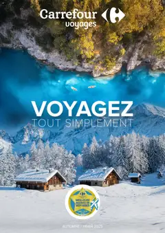 Carrefour - Prévisualisation de Carrefour catalogue voyagez valide à partir de 13.10.2025