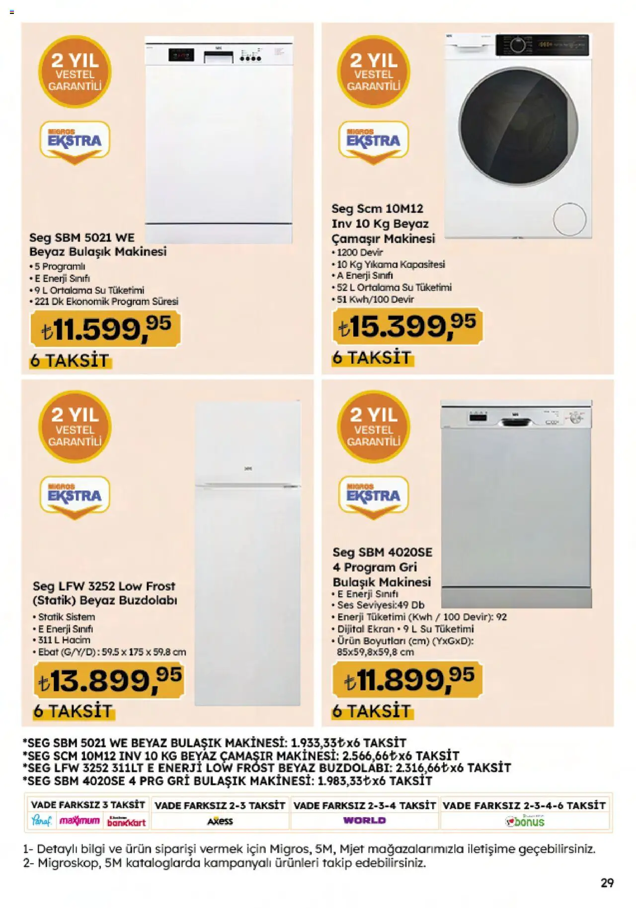 Migros Katalog - Migroskop - 25.09.2025 tarihinden itibaren geçerlidir | Sayfa: 119 | Ürünler: Su, Ses, Buzdolabı, Bulaşık makinesi