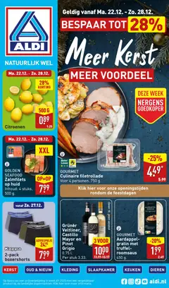 Aldi - Folder week 52 - Voorbeeld van een folder van Aldi, geldig van 22.12.2025