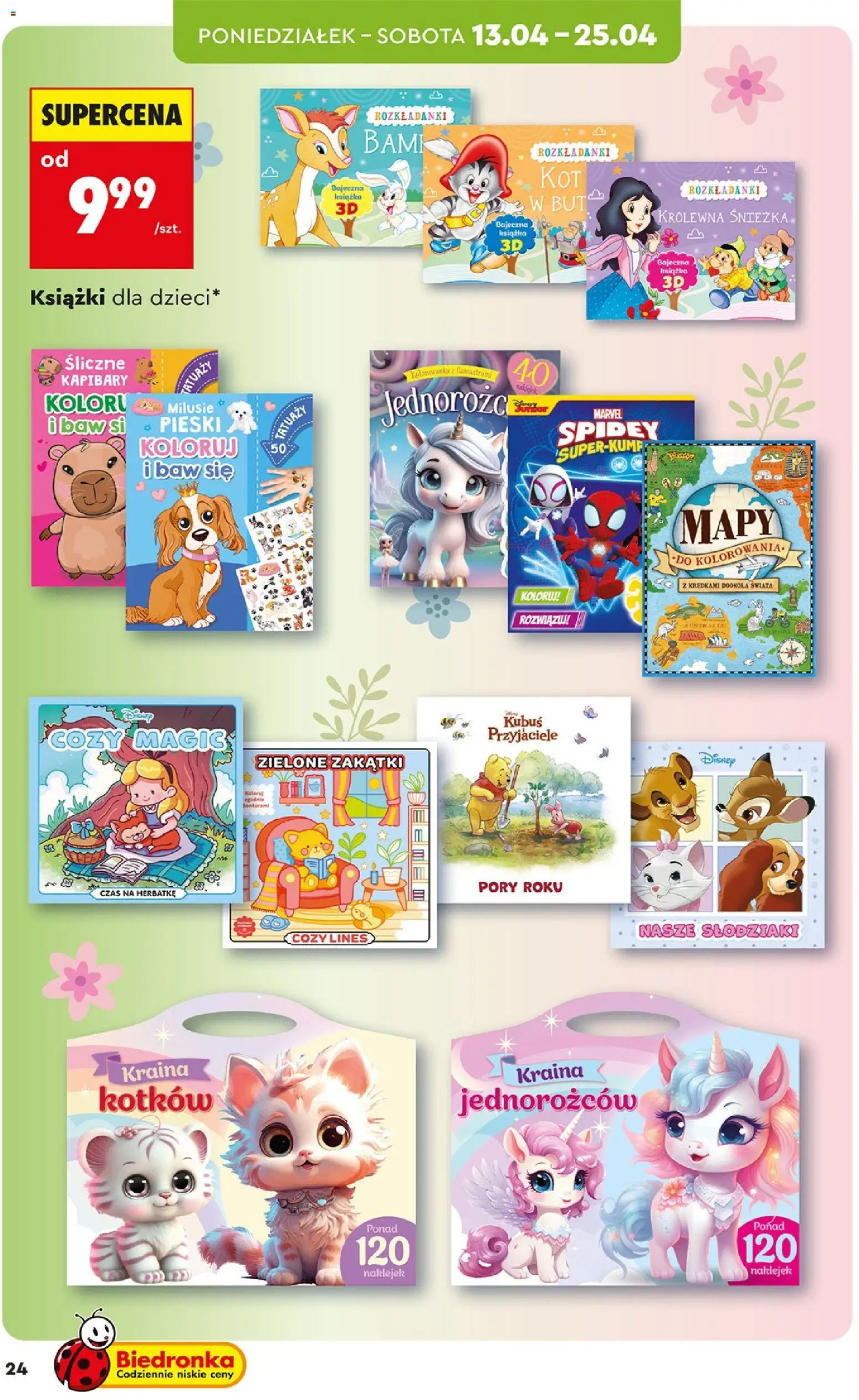 Biedronka gazetka - Hity i inspiracje od 11.04.2026 | Strona: 24 | Produkty: Książki