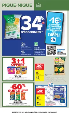 Carrefour - Prévisualisation de Carrefour Pique-nique valide à partir de 28.04.2026 | Page: 6 | Produits: Cidre, Oignons, Chips, Noix