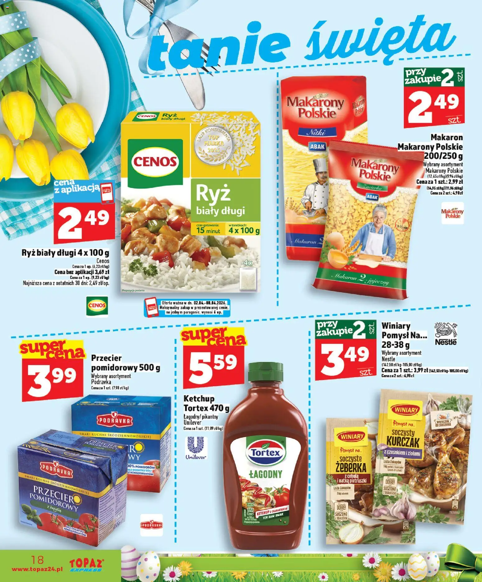 Topaz gazetka - Express od 02.04.2026 | Strona: 18