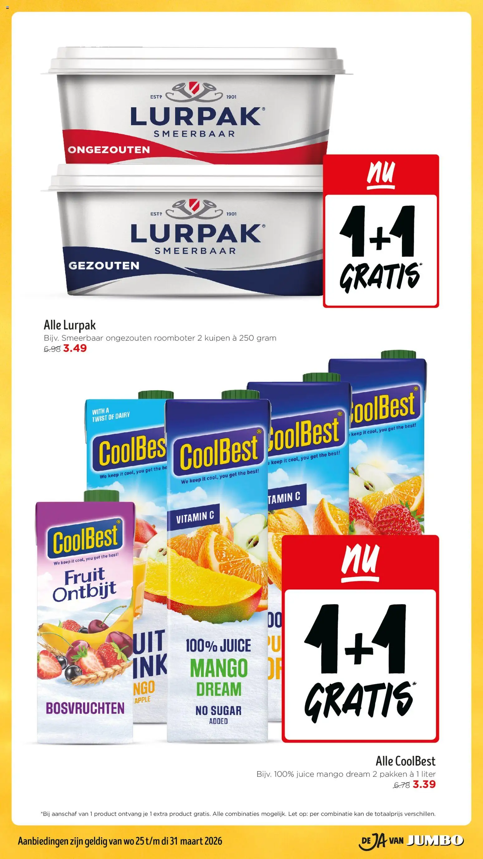 {H1} | Pagina: 4 | Producten: Kan, Roomboter, Fruit, Mango