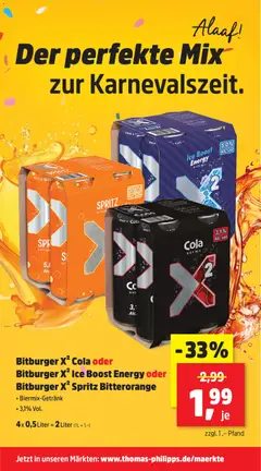 Thomas Philipps Prospekt ab 09.02.2026 gültig | Seite: 12 | Produkte: Bitburger, Sprite, Bier, Box