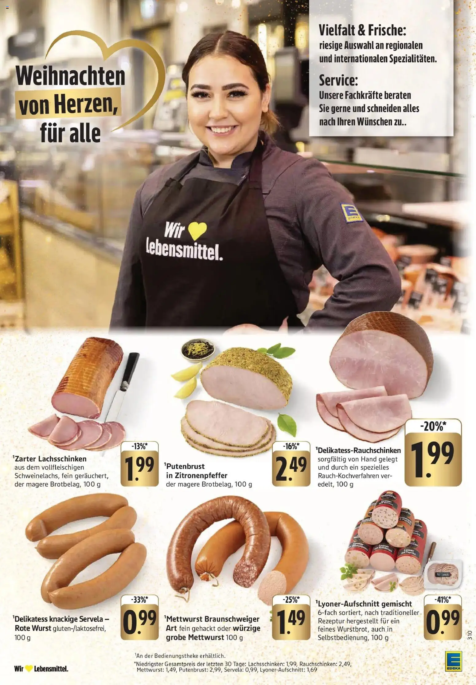 Edeka prospekt Weinstadt-Großheppach	 – gültig ab 08.12.2025 | Seite: 6 | Produkte: Wurst