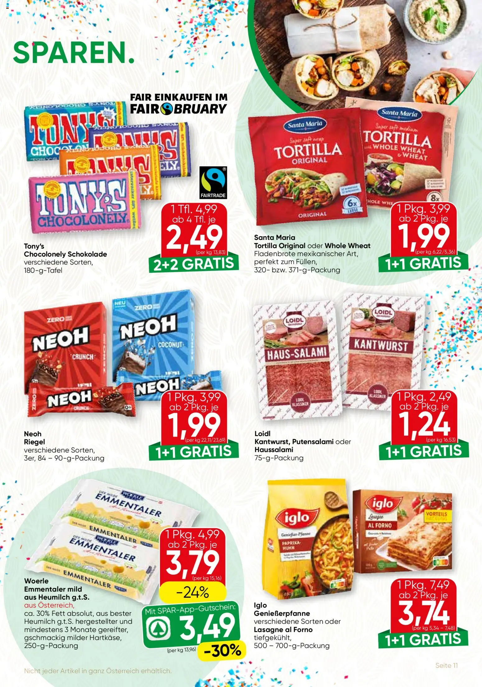 SPAR Gourmet Flugblatt - Burgenland gültig ab 12.02.2026 | Seite: 11 | Produkte: Schokolade