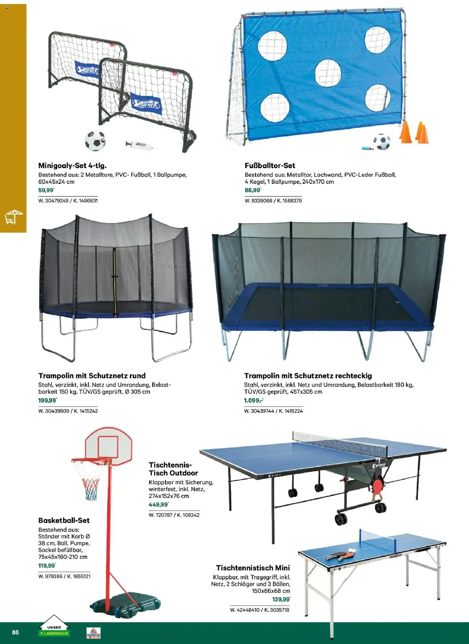 Lagerhaus - Lagerhaus - Garten & Freizeit Katalog 2026 gültig ab 01.03.2026 | Seite: 86