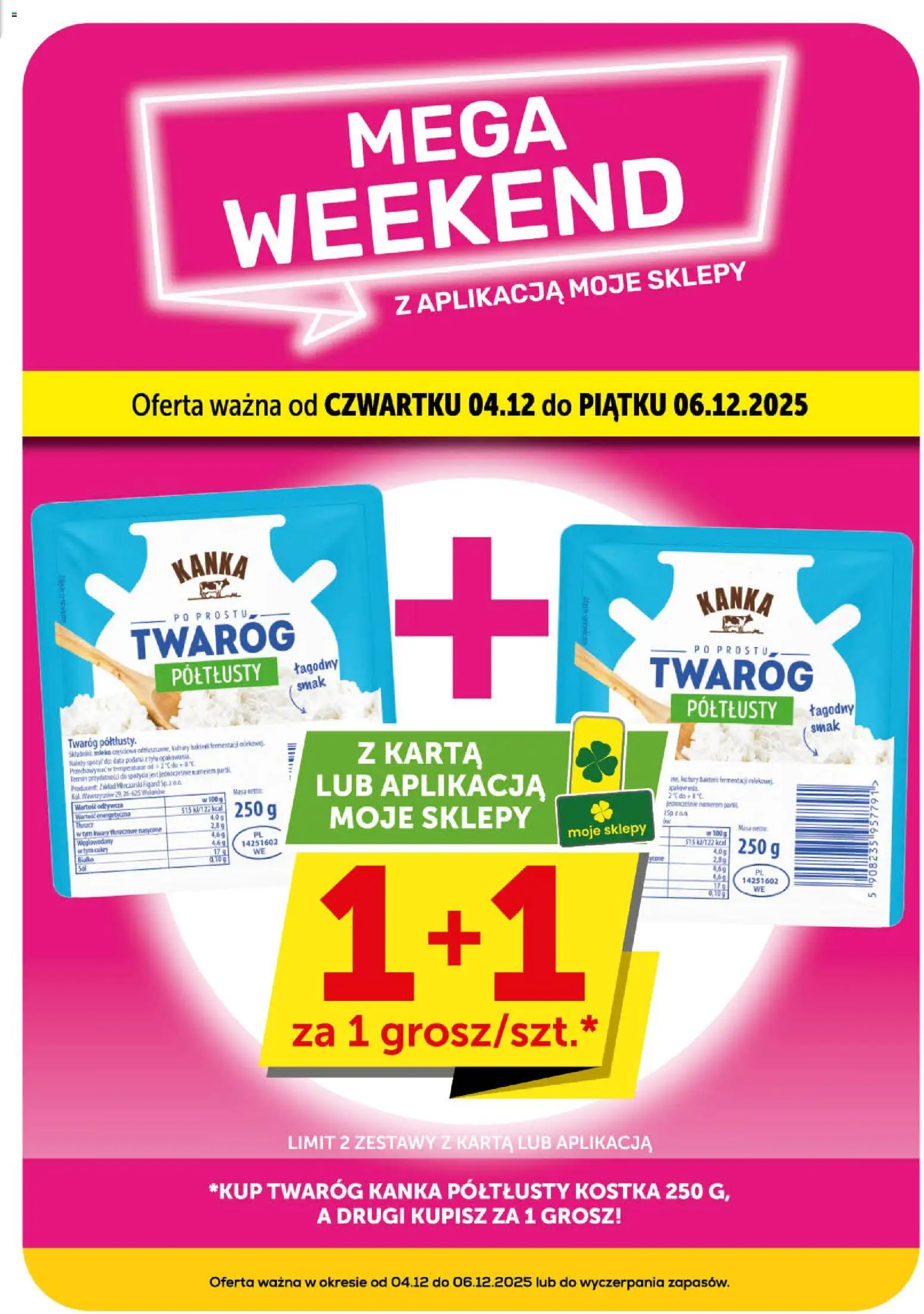 ABC Gazetka - Market od 27.11.2025 | Strona: 21 | Produkty: Karta, Mleko, Twaróg