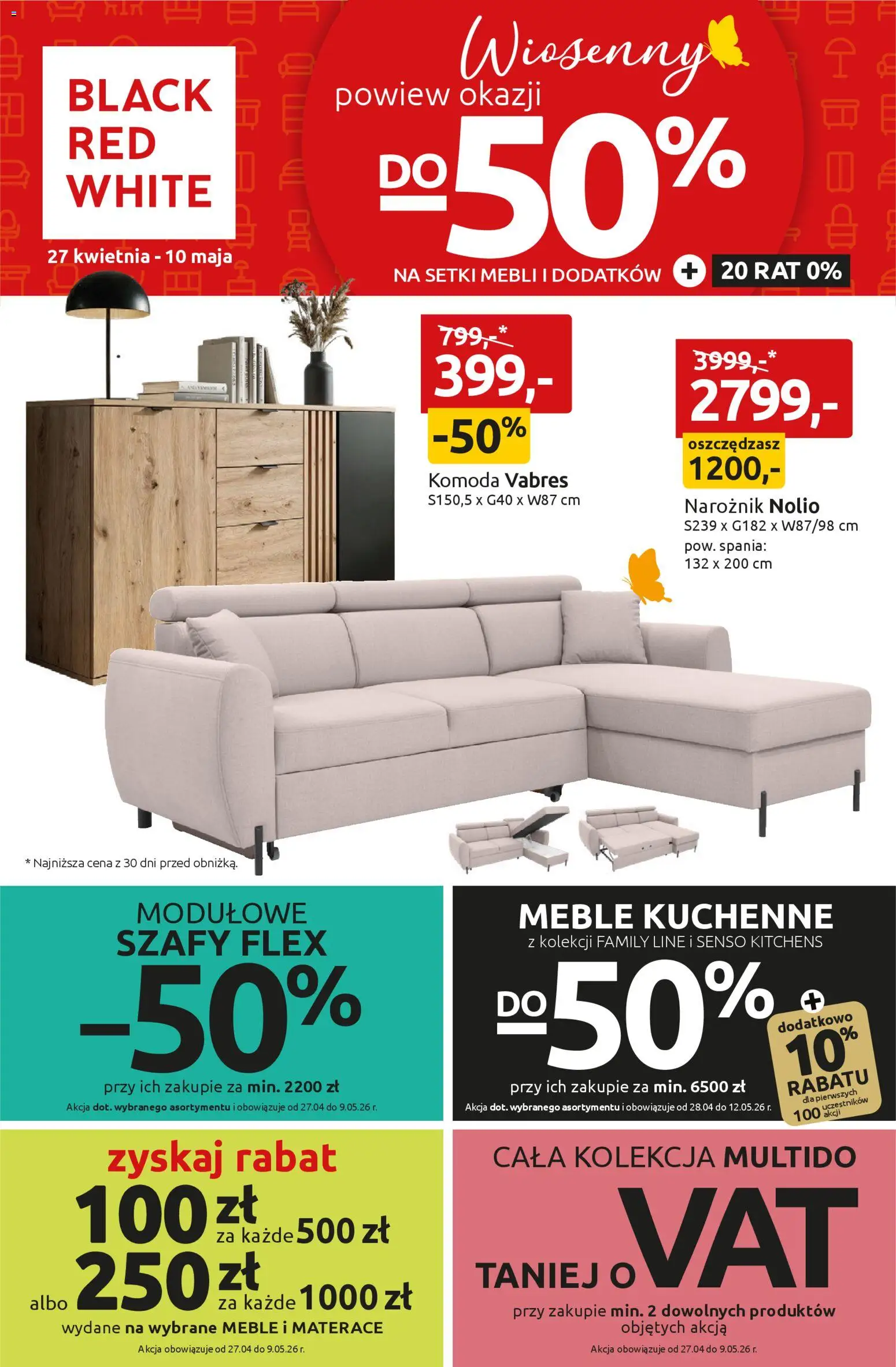 Black Red White promocje od 27.04.2026 | Strona: 1 | Produkty: Komoda