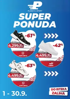 Planeta Sport katalog - pregled Planeta Sport kataloga - važi od 01.09.2025