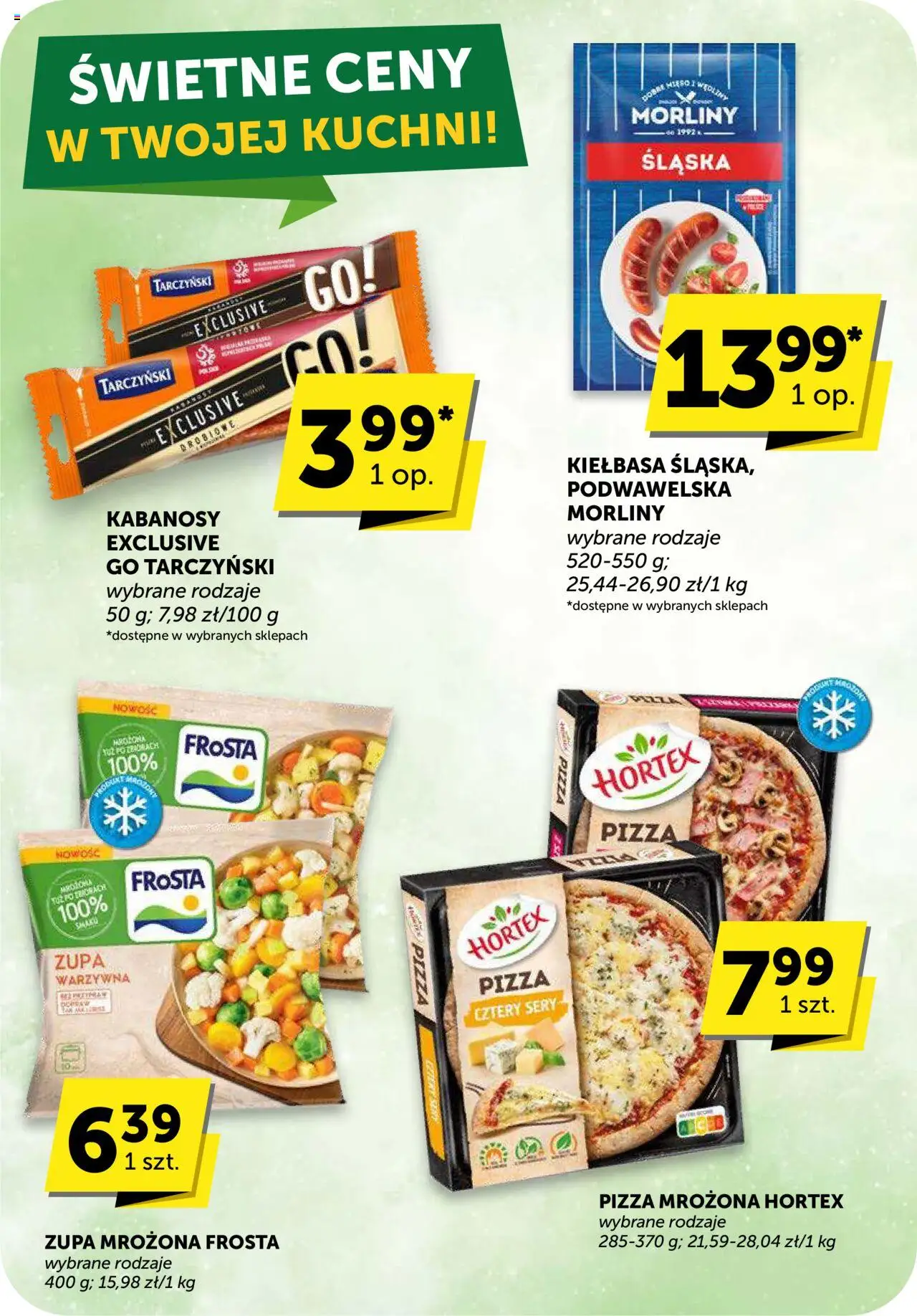 Groszek Gazetka - Market od 02.10.2025 | Strona: 27 | Produkty: Kabanosy, Sery, Wędliny, Pizza