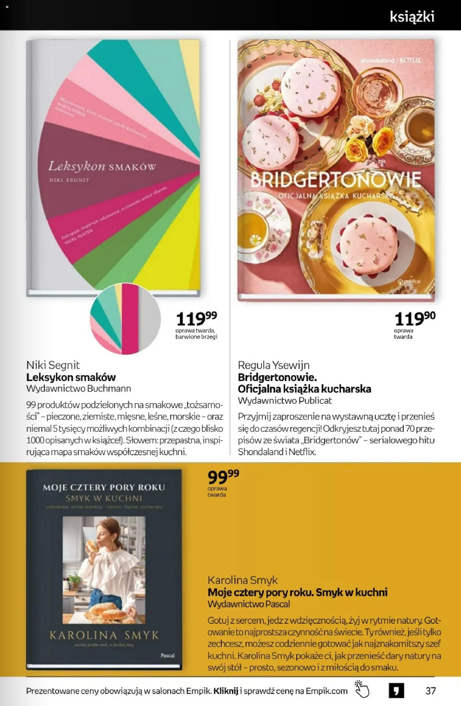Empik promocje - Tom kultury Książki od 11.02.2026 | Strona: 37 | Produkty: Stół, Książki, Książka kucharska