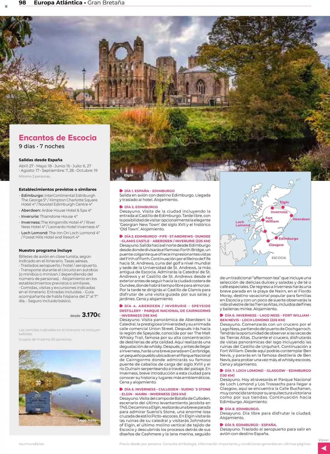 Viajes El Corte Inglés - España e Europa │ válido desde el 17.03.2025 | Página: 98 | Productos: Café, Té, Whisky, Cuna