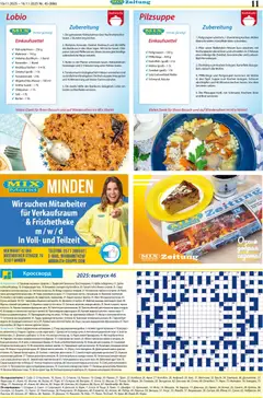 Mix Markt Prospekt ab 10.11.2025 gültig | Seite: 4 | Produkte: Wasser, Salz, Knoblauch, Pfifferlinge