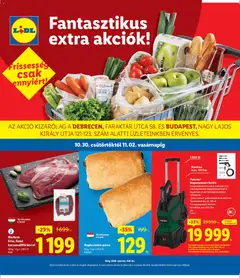 Lidl - Debrecen, Budapest - amely érvényes a következő dátumtól: 30.10.2025