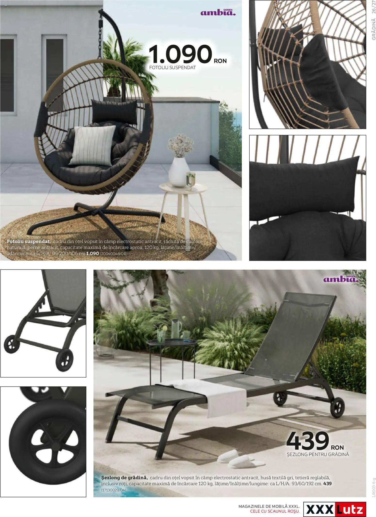 Noul catalog XXXLutz – valabil de la 09.03.2026 | Pagină: 27 | Produse: Fotoliu, Șezlong