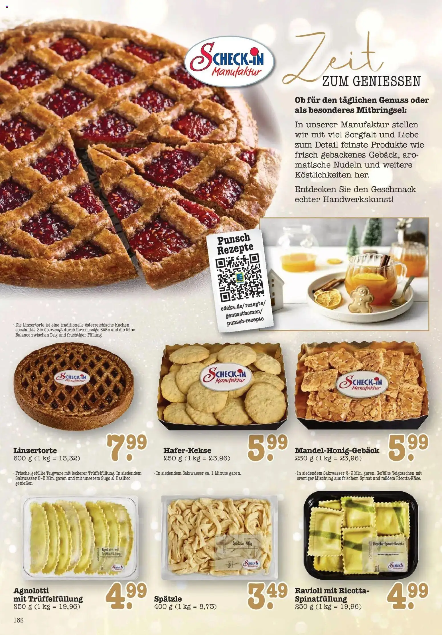 Edeka prospekt Offenbach	 – gültig ab 14.12.2025 | Seite: 16 | Produkte: Pasta, Nudeln, Kuchen