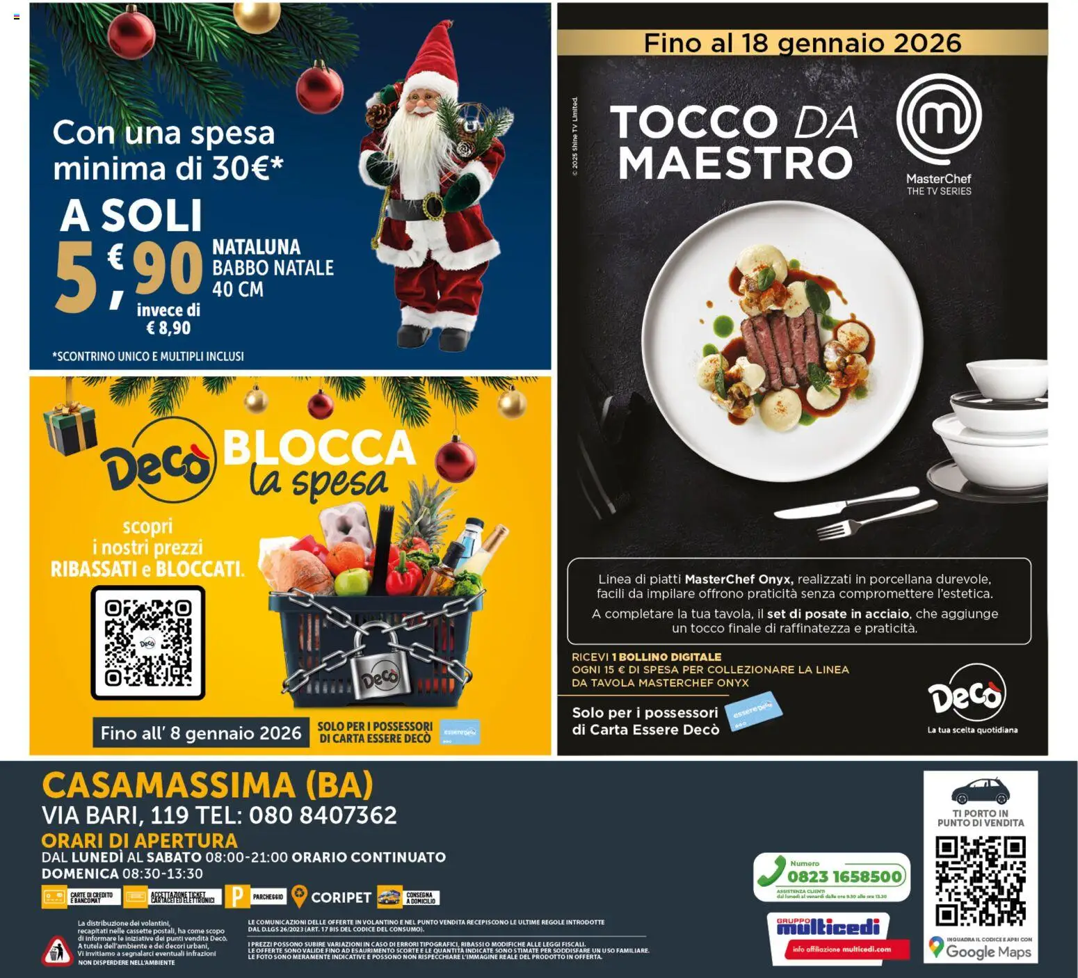 Volantino Decò del 02.12.2025 | Pagina: 28 | Prodotti: Posate, The, TV