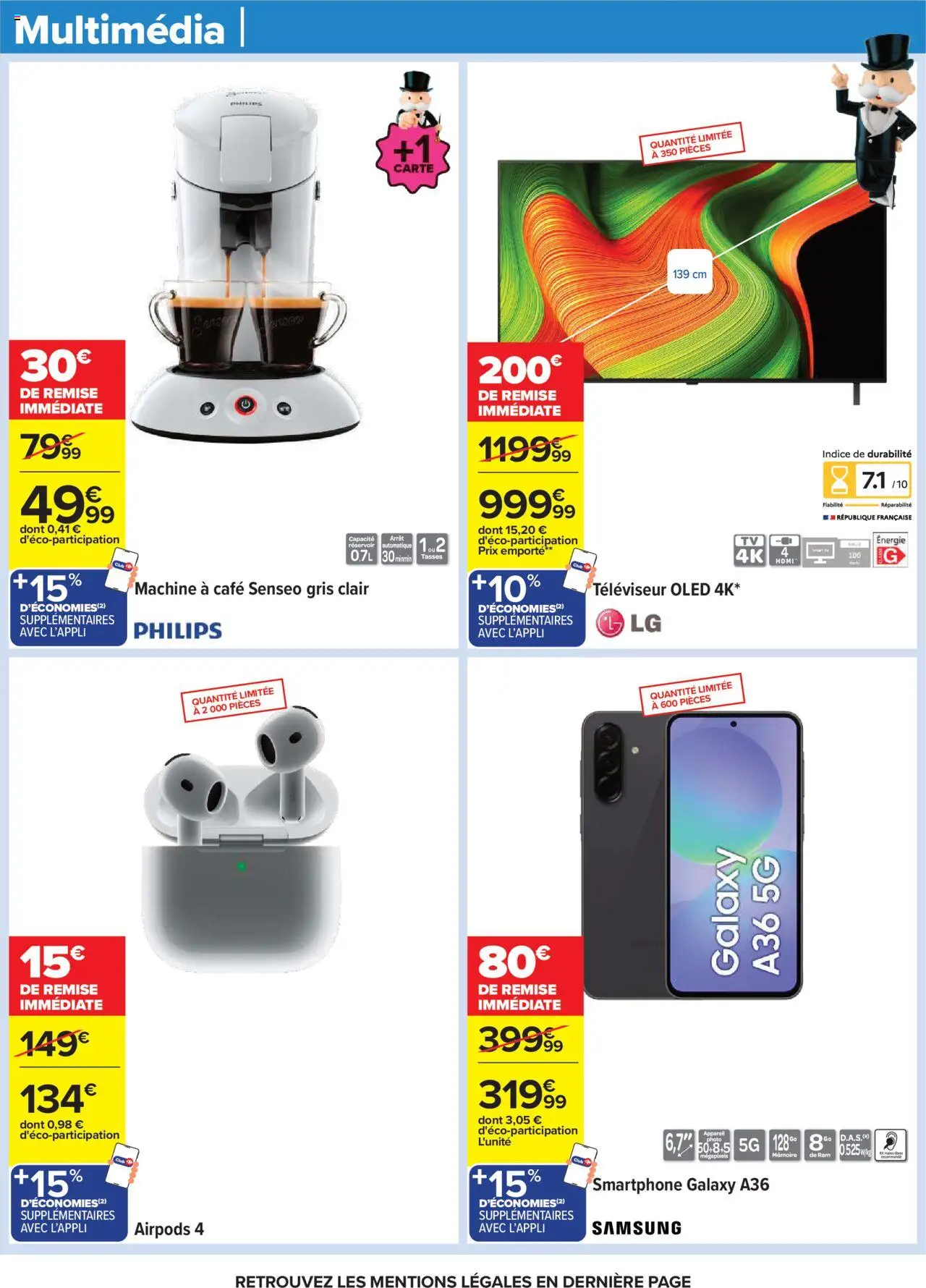  | Page: 97 | Produits: Smartphone, Appareil photo, Senseo, Tasses